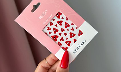 Love stickers, or a heart on your hand - literally!